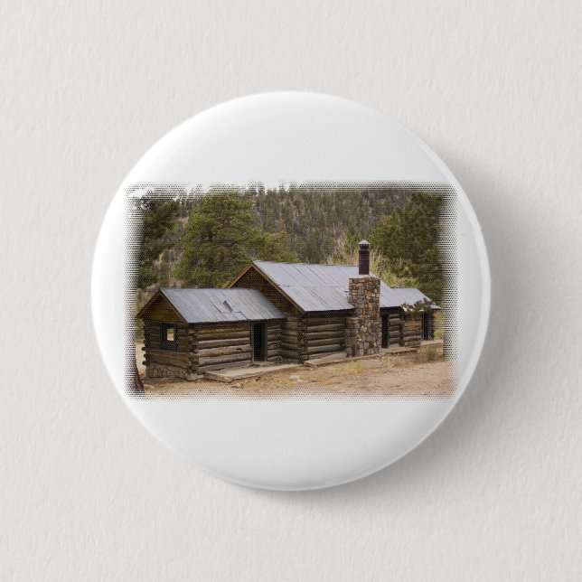 Coon Creek Cabin Pinback Button (Front)