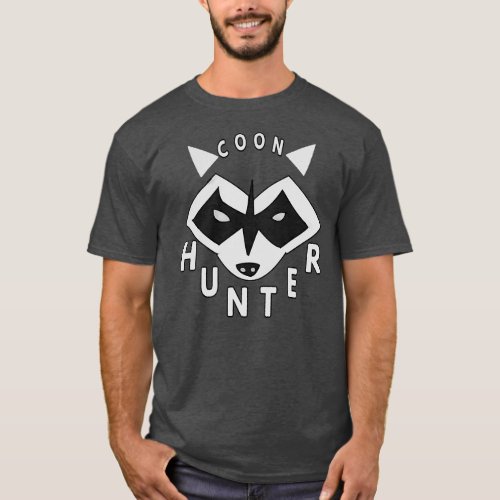 Coon Hunter Night Life Hunting Raccoons Treed T_Shirt