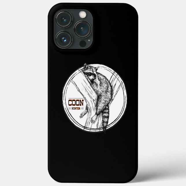 Coon Hunting Night Life Treed Life Raccoon Hunter Case-Mate iPhone Case (Back)