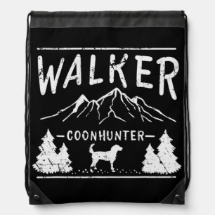Coon Hunting Racoon Hunter Coonhound Dog Drawstring Bag