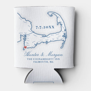 Coonamessett Inn Wedding Favor Cape Cod  Can Cooler