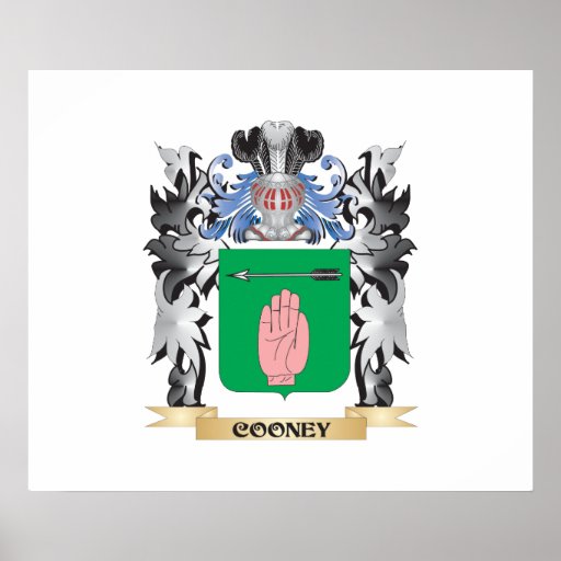 Cooney Coat of Arms - Family Crest Poster | Zazzle