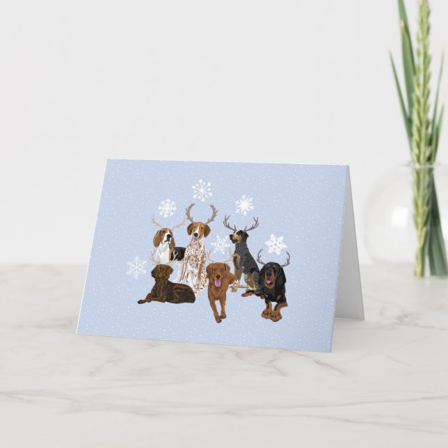 Coonhound Deer Card (Front)