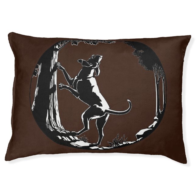 Coonhound Dog Bed Hunting Dog Beds Personalize (Front)