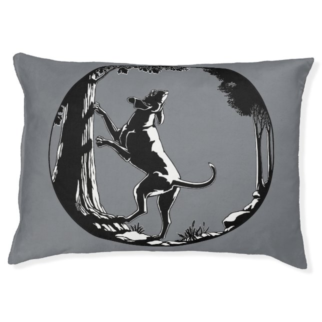 Coonhound Dog Bed Hunting Dog Beds Personalize (Front)