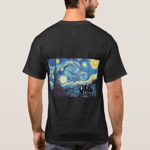 Coonhounds Starry Night T_Shirt