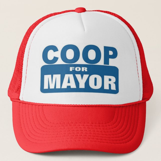Coop For Mayor Trucker Hat (Front)