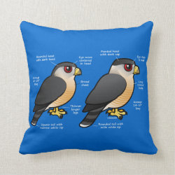 Coop v Sharpie Cotton Throw Pillow