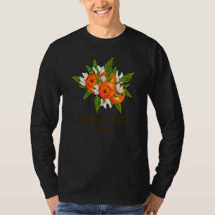Cooper City Florida Beach FL Vintage Oranges Bloss T-Shirt