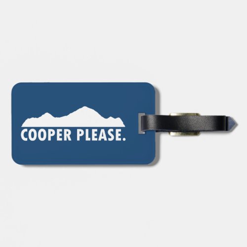 Cooper Colorado Please Luggage Tag