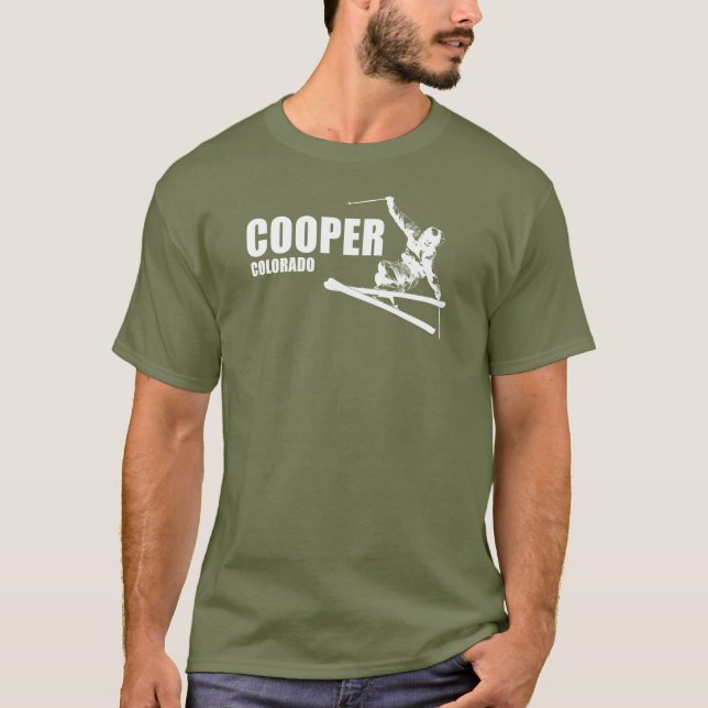 Cooper Colorado Skier T-Shirt (Front)