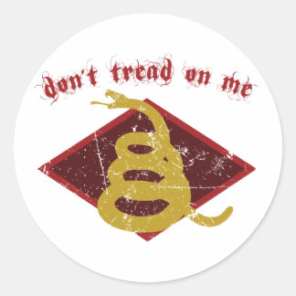 Cooper DTOM Snake Classic Round Sticker