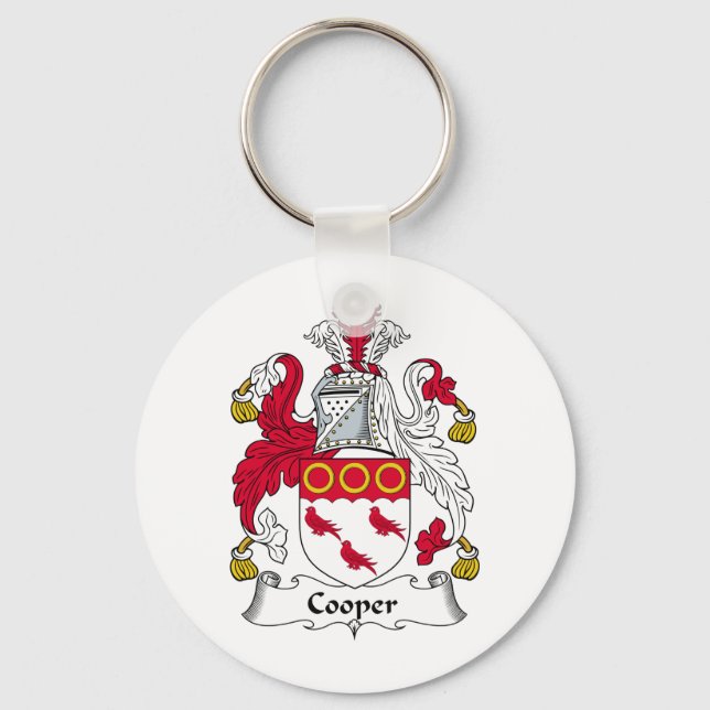 Cooper Family Crest Keychain (Front)