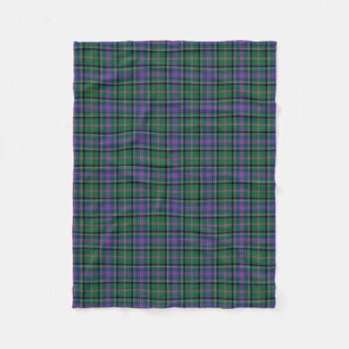 Cooper Family Tartan Plaid Pattern Fleece Blanket