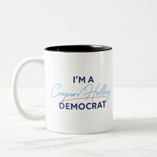 CooperHolley Democrat Two_Tone Coffee Mug