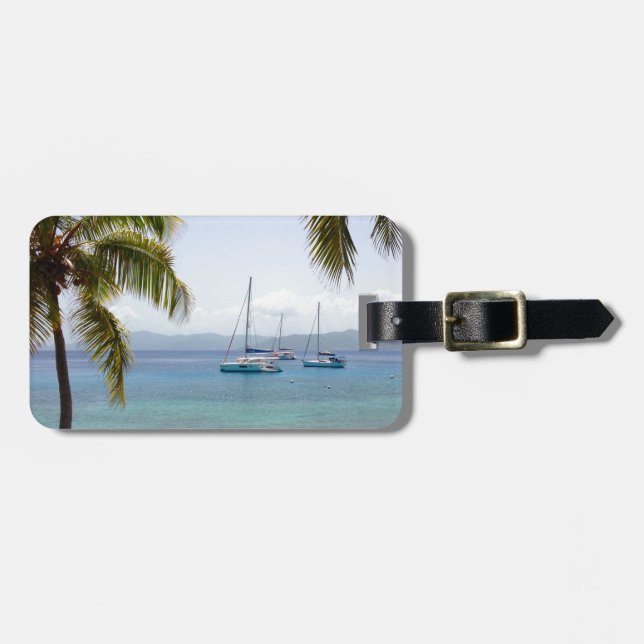 Cooper Island British Virgin Islands Luggage Tag (Front Horizontal)