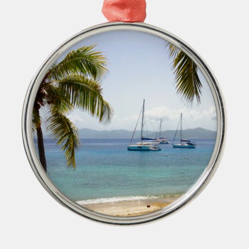 Cooper Island British Virgin Islands Metal Ornament