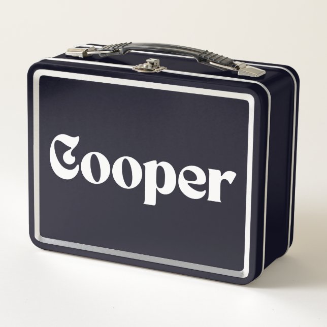Cooper  metal lunch box (Front)
