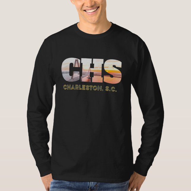 Cooper River Bridge Art Charleston South Carolina  T-Shirt (Front)