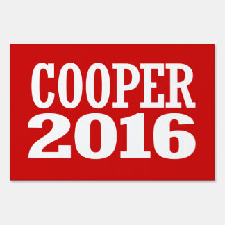 Cooper - Roy Cooper 2016 Sign