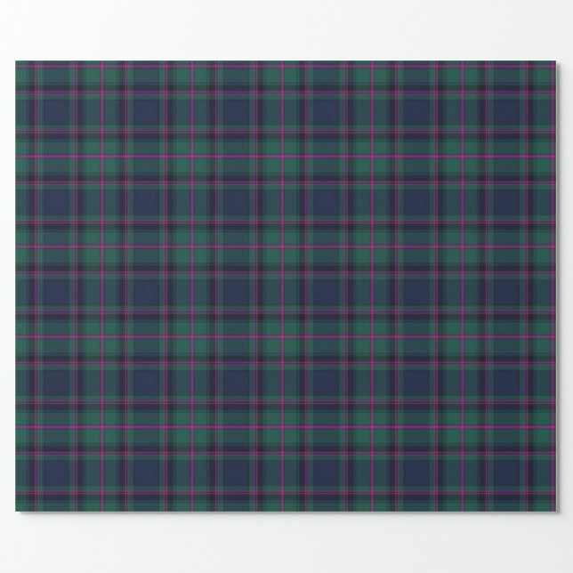 scotch plaid wrapping paper