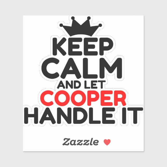 COOPER STICKER (Sheet)