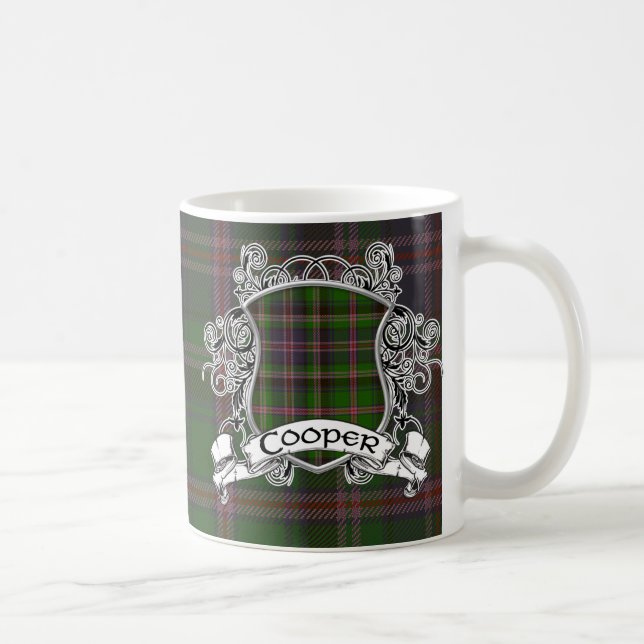 Cooper Tartan Shield Coffee Mug (Right)