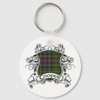Cooper Tartan Shield Keychain