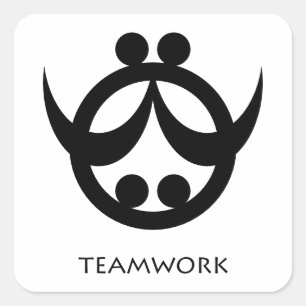  cooperation Adinkra Symbol sticker