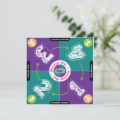 Cooperative Learning Mat Group Work Classroom (Standing Front)