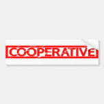 Cooperative Stamp Bumper Sticker