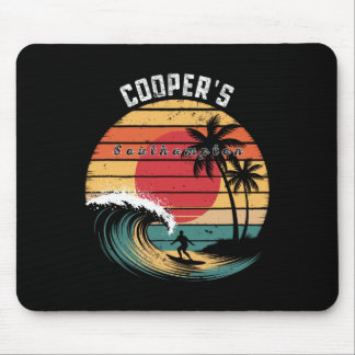 Cooper's Beach Southampton Beach Surfing  Mouse Pad