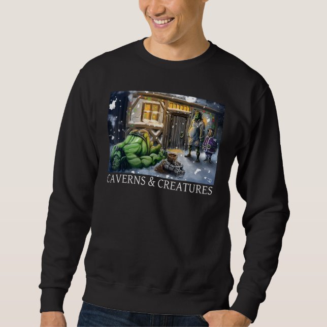 Coopers Christmas Carol Caverns Creatures Sweatshirt (Front)