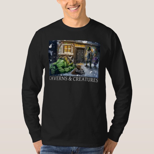 Coopers Christmas Carol Caverns Creatures T-Shirt (Front)