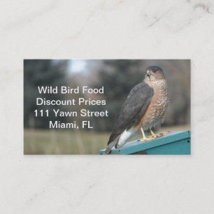 Coopers Hawk Business Card