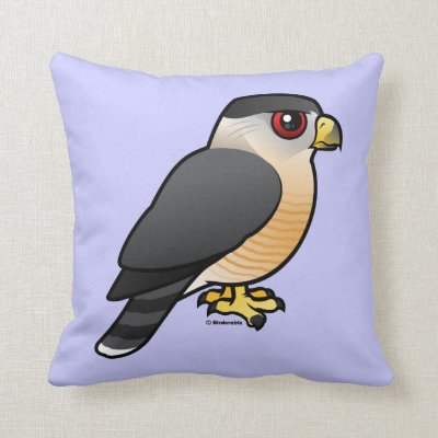 Cooper's Hawk Throw Pillow