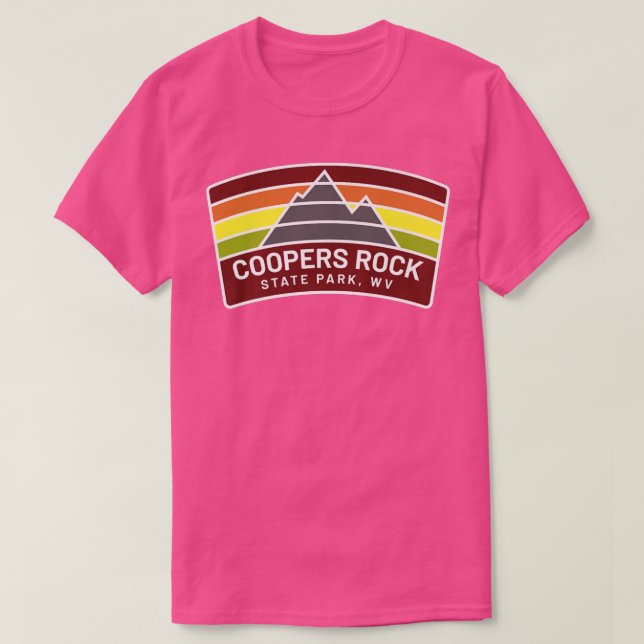 Coopers Rock State Park West Virginia Mountains WV T-Shirt (Design Front)