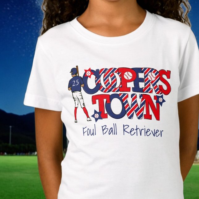 Cooperstown Foul Ball Retriever Patriotic  T-Shirt (Creator Uploaded)