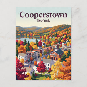 Cooperstown New York, USA Postcard