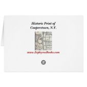 Cooperstown NY 1890 Cards (Back Horizontal)