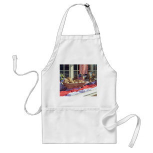 Cooperstown NY - Bakery Window With American Flags Adult Apron