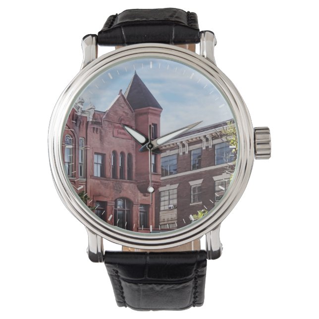 Cooperstown NY - First National Bank Building Watch (Front)