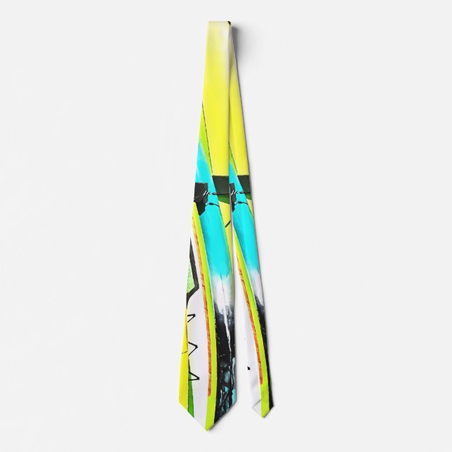 Cooperstown NY - Kayaks and Paddleboards Neck Tie (Front)
