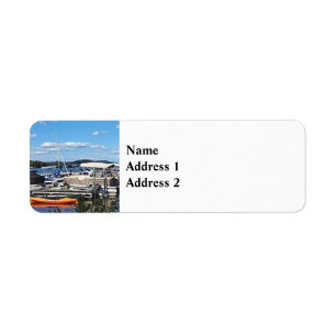 Cooperstown NY - Marina At Lake Front Park Label
