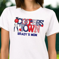 Cooperstown Patriotic Baseball Player’s Mom T-Shir