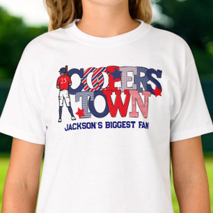 Cooperstown Sibling Biggest Fan / Custom Patriotic Tri-Blend Shirt