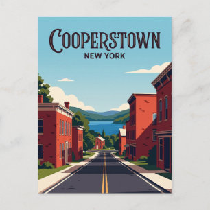 Cooperstown USA Postcard