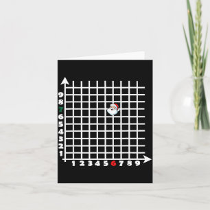 Coordinate (6,7) Funny Math Teacher 67 Math Christ Card