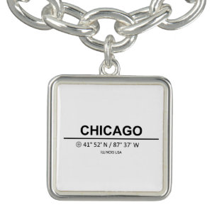 Coordinates Chicago Bracelet