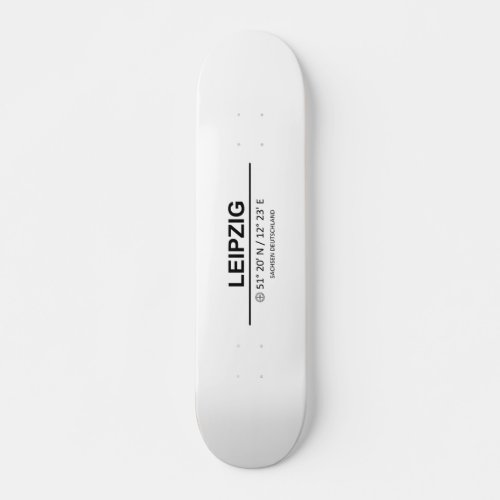 Coordinates Leipzig Skateboard